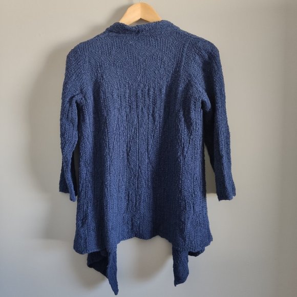 Fat Face Waterfall Knit Cardigan Sweater Blue Size 8 - Picture 6 of 8